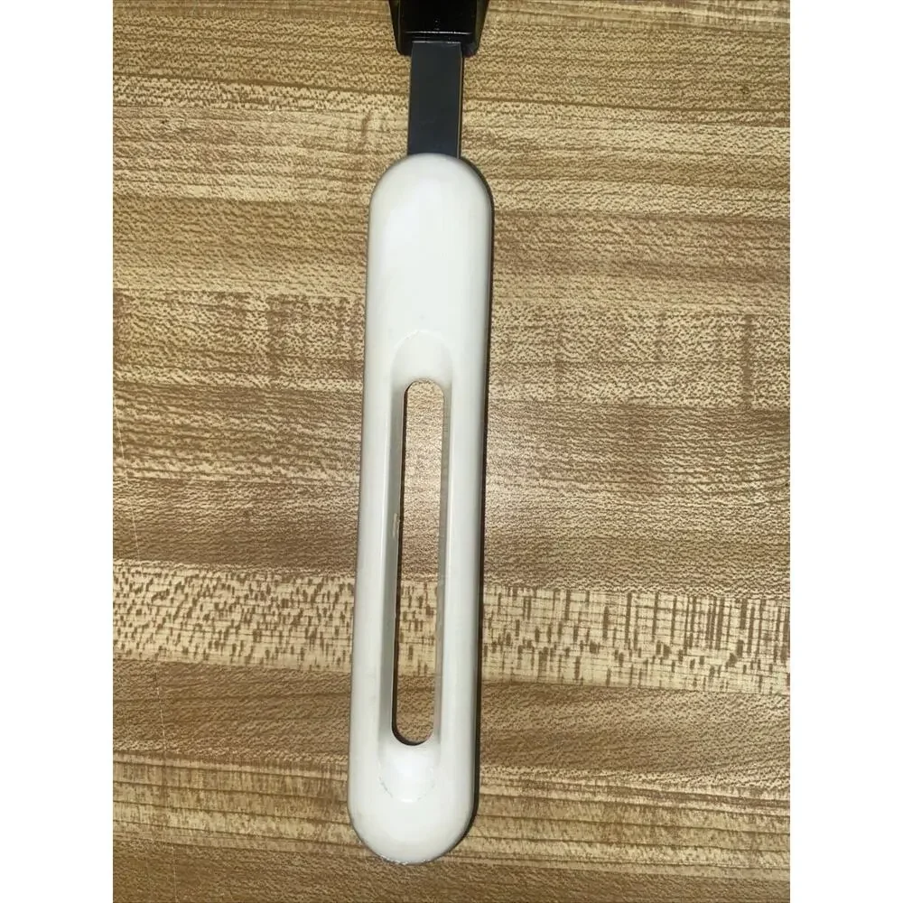 Vintage MCM Black Blade White Handle Serving Knife - Bonny USA